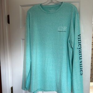 Vineyard Vines Teal Long Sleeve Shirt
